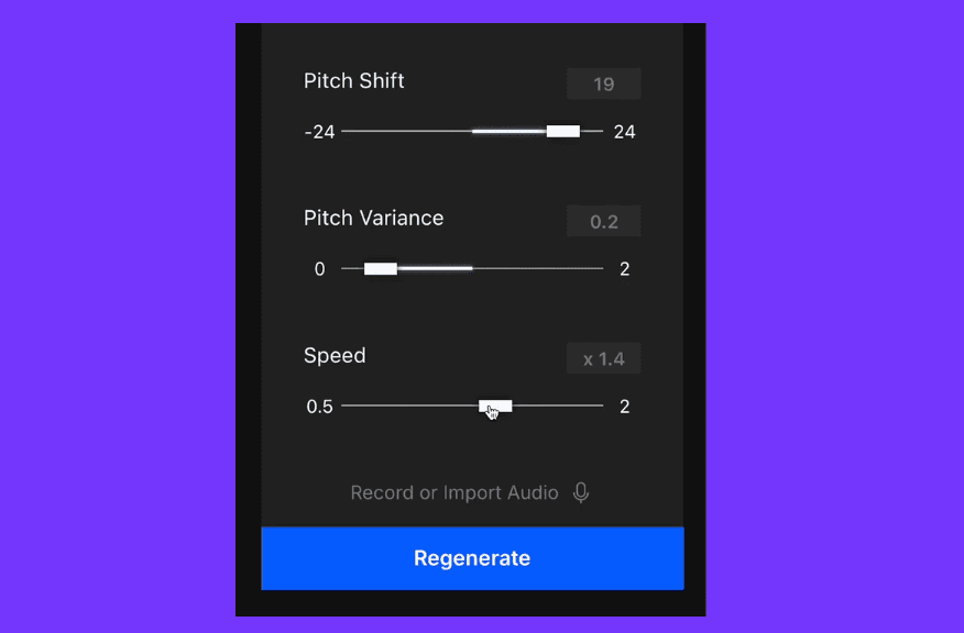 Voice cloning onboarding